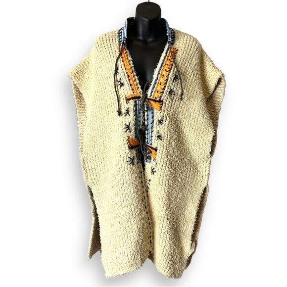Free People Lonestar Poncho Cardi Duster - Picture 4 of 7